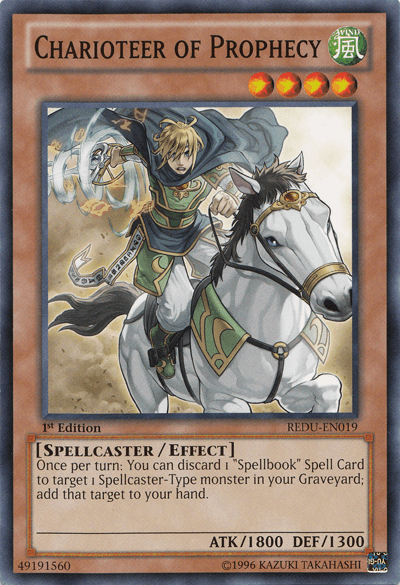 1st Edition, Common, Effect Monster, Return of the Duelist, Spellcaster, Unlimited, Wind Charioteer of Prophecy [REDU-EN019] Common - Trading Card World