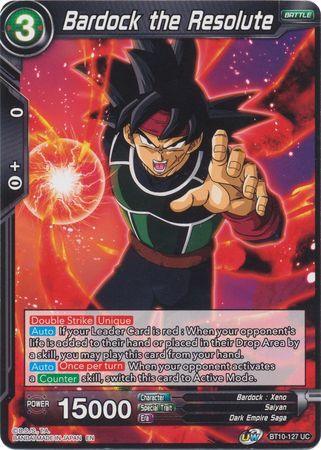 Bardock : Xeno, Battle, Black, BT10-127, Dark Empire Saga, Normal, Parallel Foil, Rise of the Unison Warrior 2nd Edition, Saiyan, Uncommon Bardock the Resolute (BT10-127) [Rise of the Unison Warrior 2nd Edition] - Trading Card World