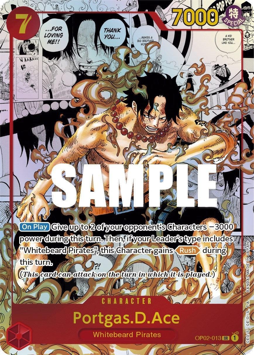 Character, Paramount War, Super Rare, Whitebeard Pirates Portgas.D.Ace (Alternate Art) [Paramount War] - Trading Card World