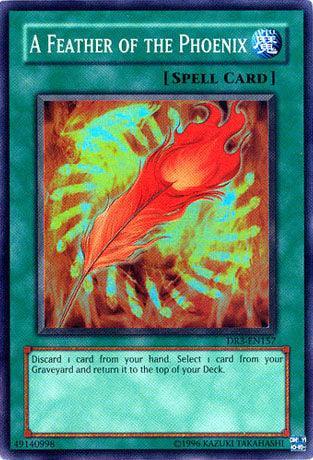 Dark Revelation Volume 3, Normal Spell, Spell, Super Rare, Unlimited A Feather of the Phoenix [DR3-EN157] Super Rare - Trading Card World
