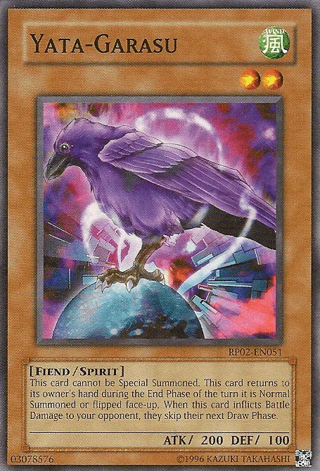 Common, Fiend, Retro Pack 2, Spirit Monster, Unlimited, Wind Yata-Garasu [RP02-EN051] Common - Trading Card World
