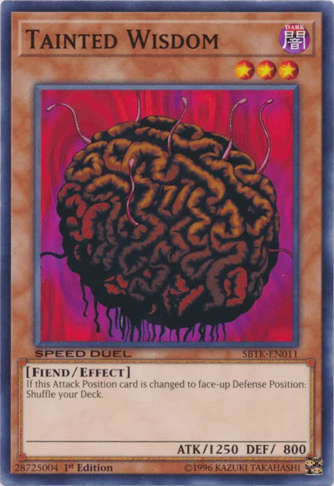 1st Edition, Common, Dark, Effect Monster, Fiend, Speed Duel: Trials of the Kingdom Tainted Wisdom [SBTK-EN011] Common - Trading Card World