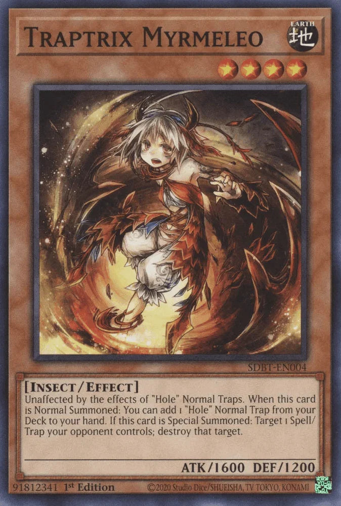 1st Edition, Common, Earth, Effect Monster, Insect, Structure Deck: Beware of Traptrix Traptrix Myrmeleo [SDBT-EN004] Common - Trading Card World