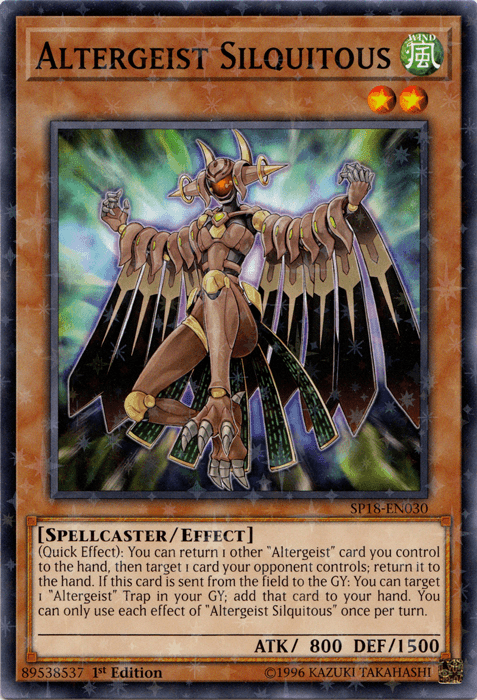 1st Edition, Effect Monster, Spellcaster, Star Pack VRAINS, Starfoil Rare, Wind Altergeist Silquitous [SP18-EN030] Starfoil Rare - Trading Card World