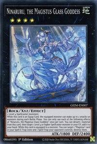 1st Edition, Earth, Genesis Impact, Rock, Super Rare, Xyz/Effect Monster Ninaruru, the Magistus Glass Goddess [GEIM-EN007] Super Rare - Trading Card World