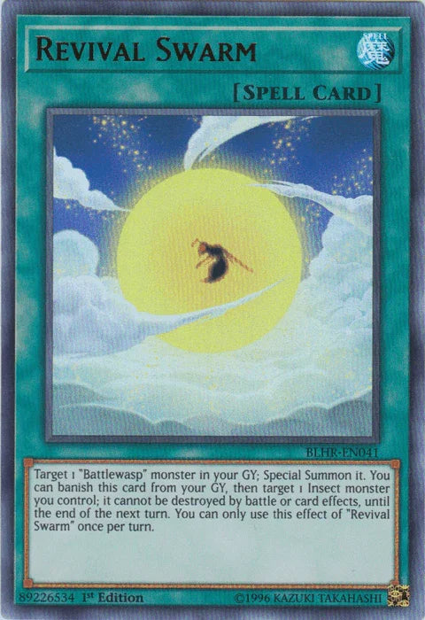 1st Edition, Battles of Legend: Hero's Revenge, Normal Spell, Spell, Ultra Rare Revival Swarm [BLHR-EN041] Ultra Rare - Trading Card World