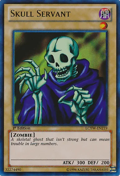 1st Edition, Dark, Legendary Collection 3: Yugi's World, Normal Monster, Ultra Rare, Unlimited, Zombie Skull Servant [LCYW-EN219] Ultra Rare - Trading Card World