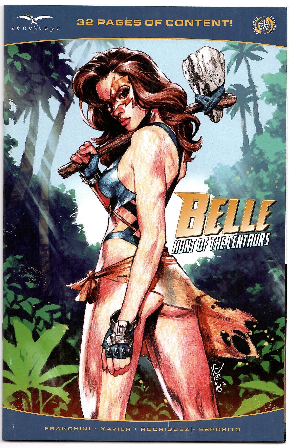 Belle Hunt Of Centaurs #1 D Davi Go GGA Variant (09/21/2022) Zenescope