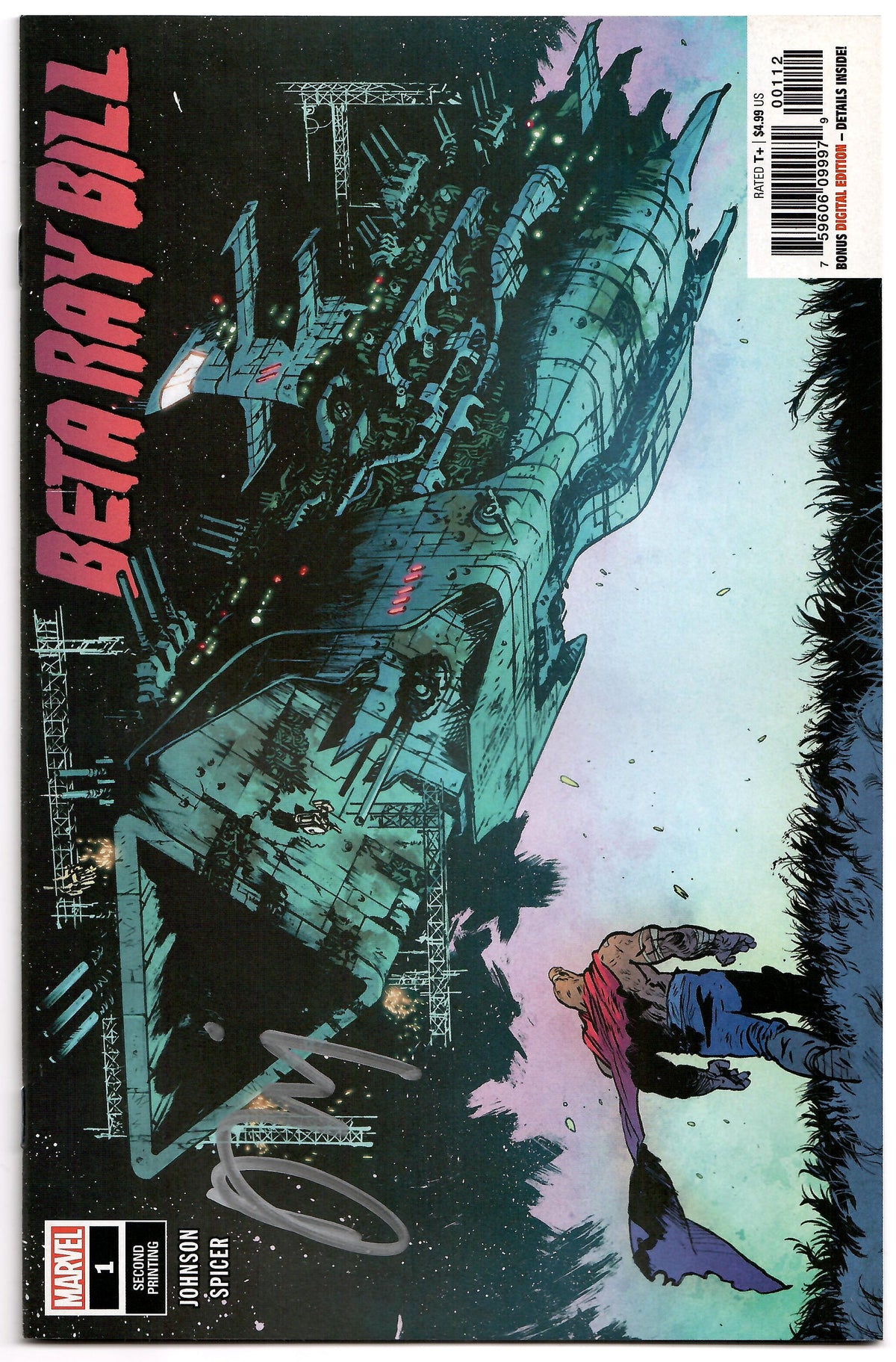 Beta Ray Bill #1 (Of 5) 2nd Print Daniel Warren Johnson Variant Kib (05/12/2021) Marvel Signed