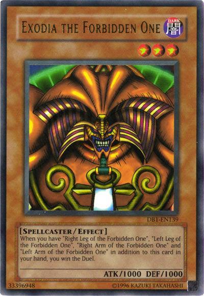 Dark, Dark Beginning 1, Effect Monster, Spellcaster, Ultra Rare, Unlimited Exodia the Forbidden One [DB1-EN139] Ultra Rare - Trading Card World