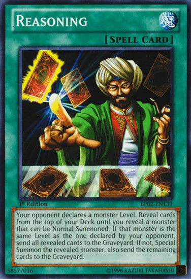 1st Edition, Battle Pack 2: War of the Giants, Mosaic Rare, Normal Spell, Spell, Unlimited Reasoning [BP02-EN139] Mosaic Rare - Trading Card World