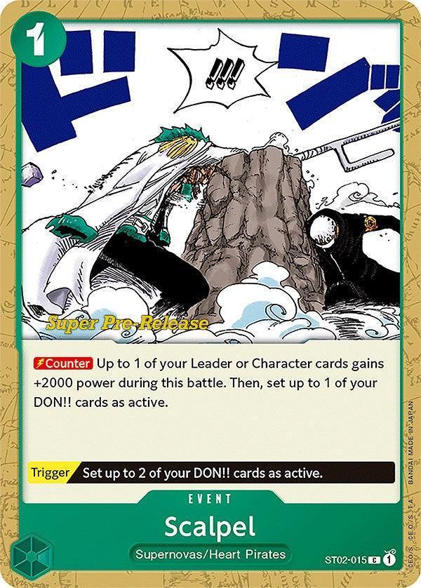 Common, Event, Heart Pirates, Starter Decks, Super Pre-Release Starter Deck: Worst Generation, Supernovas Scalpel [Super Pre-Release Starter Deck: Worst Generation] - Trading Card World