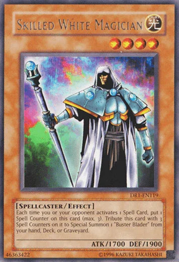 Dark Revelation Volume 1, Effect Monster, Light, Rare, Spellcaster, Unlimited Skilled White Magician [DR1-EN119] Rare - Trading Card World