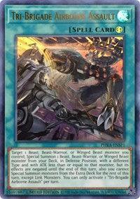 Limited, Phantom Rage, Quick-Play Spell, Spell, Ultra Rare Tri-Brigade Airborne Assault [PHRA-ENSP1] Ultra Rare - Trading Card World