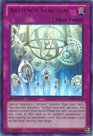 1st Edition, Normal Trap, Primal Origin, Trap, Ultra Rare, Unlimited Artifact Sanctum [PRIO-EN072] Ultra Rare - Trading Card World