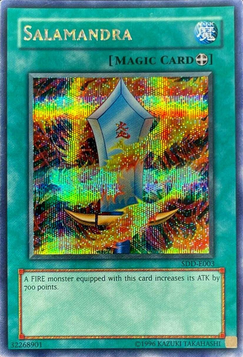 Equip Spell, Prismatic Secret Rare, Spell, Stairway to the Destined Duel, Unlimited Salamandra [SDD-E003] Prismatic Secret Rare - Trading Card World