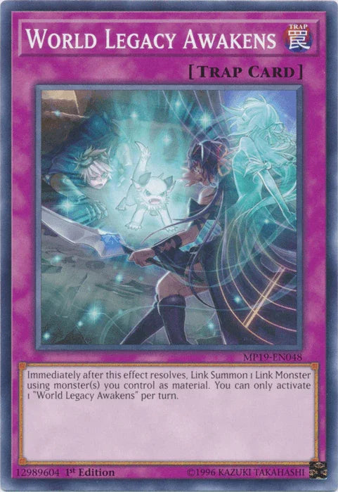 1st Edition, 2019 Gold Sarcophagus Tin Mega Pack, Common, Normal Trap, Trap, Unlimited World Legacy Awakens [MP19-EN048] Common - Trading Card World