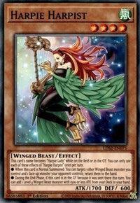 1st Edition, Common, Effect Monster, Legendary Duelists: Season 2, Wind, Winged Beast Harpie Harpist [LDS2-EN075] Common - Trading Card World