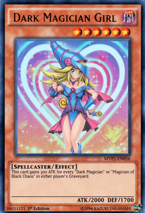 1st Edition, Dark, Effect Monster, Spellcaster, The Dark Side of Dimensions Movie Pack, Ultra Rare, Unlimited Dark Magician Girl [MVP1-EN056] Ultra Rare - Trading Card World