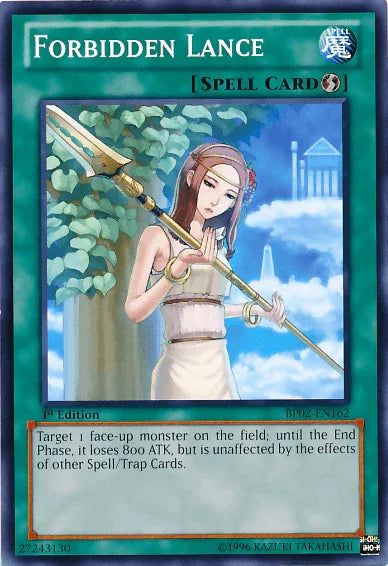 1st Edition, Battle Pack 2: War of the Giants, Mosaic Rare, Quick Play Spell, Spell, Unlimited Forbidden Lance [BP02-EN162] Mosaic Rare - Trading Card World