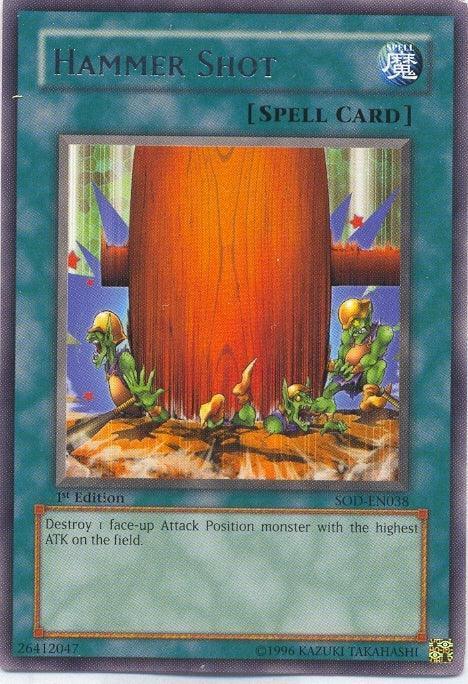 1st Edition, Normal Spell, Rare, Soul of the Duelist, Spell, Unlimited Hammer Shot [SOD-EN038] Rare - Trading Card World