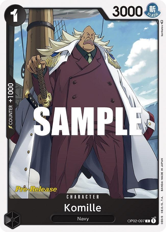Character, Common, Navy, Paramount War, Paramount War Pre-Release Cards Komille [Paramount War Pre-Release Cards] - Trading Card World