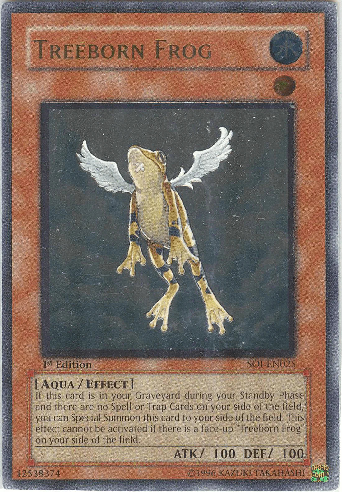 1st Edition, Aqua, Effect Monster, Shadow of Infinity, Ultimate Rare, Unlimited, Water Treeborn Frog (UTR) [SOI-EN025] Ultimate Rare - Trading Card World