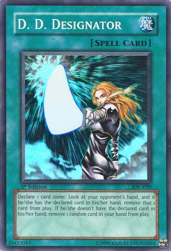 1st Edition, Invasion of Chaos, Normal Spell, Spell, Super Rare, Unlimited D.D. Designator [IOC-039] Super Rare - Trading Card World
