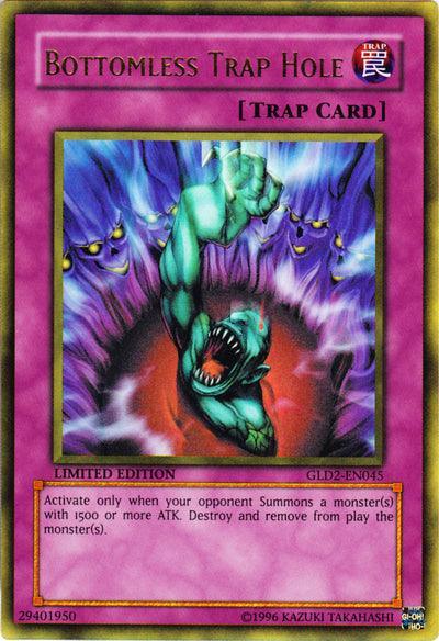 Gold Series 2009, Limited, Normal Trap, Trap, Ultra Rare Bottomless Trap Hole [GLD2-EN045] Ultra Rare - Trading Card World
