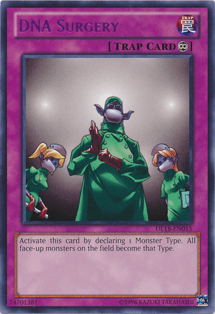 Continuous Trap, Duelist League Promo, Rare, Trap, Unlimited DNA Surgery (Purple) [DL18-EN015] Rare - Trading Card World