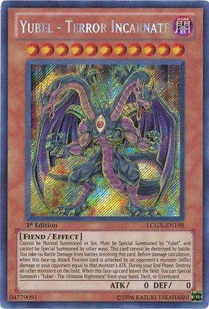 1st Edition, Dark, Effect Monster, Fiend, Legendary Collection 2, Secret Rare, Unlimited Yubel - Terror Incarnate [LCGX-EN198] Secret Rare - Trading Card World
