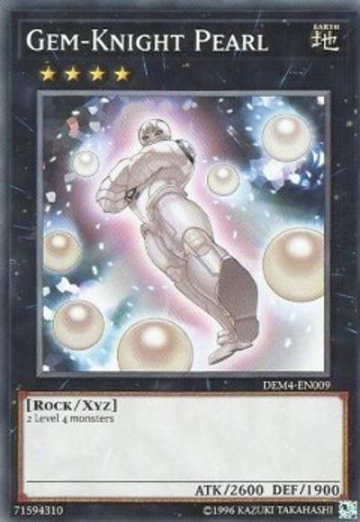 Advanced Demo Deck Extra Pack, Common, Earth, Rock, Unlimited, Xyz Monster Gem-Knight Pearl [DEM4-EN009] Common - Trading Card World