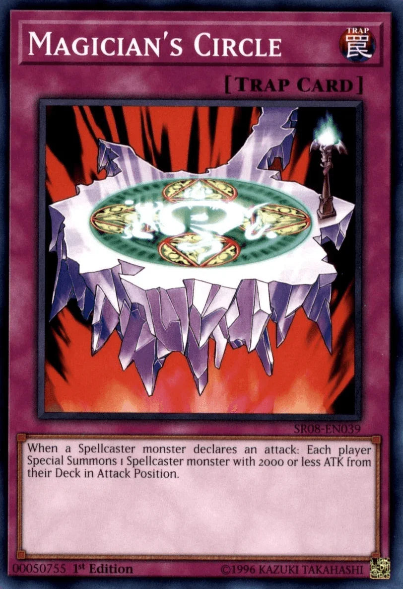 1st Edition, Common, Normal Trap, Structure Deck: Order of the Spellcasters, Trap Magician's Circle [SR08-EN039] Common - Trading Card World