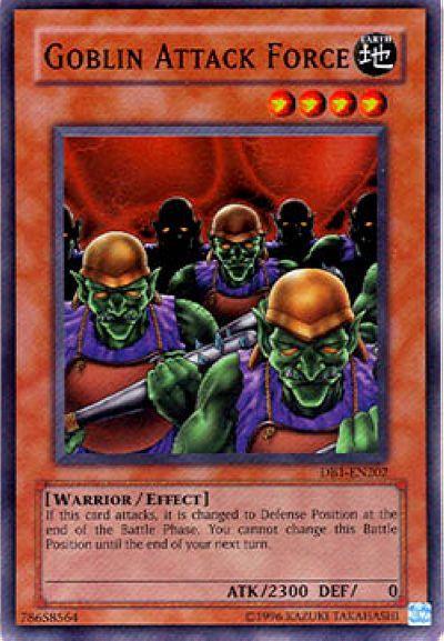 Dark Beginning 1, Earth, Effect Monster, Super Rare, Unlimited, Warrior Goblin Attack Force [DB1-EN202] Super Rare - Trading Card World