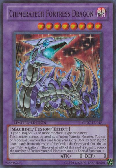 2010 Collectors Tins, Dark, Fusion/Effect Monster, Limited, Machine, Super Rare Chimeratech Fortress Dragon [CT07-EN013] Super Rare - Trading Card World