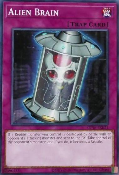 Common, OTS Tournament Pack 16, Trap, Unlimited Alien Brain [OP16-EN021] Common - Trading Card World