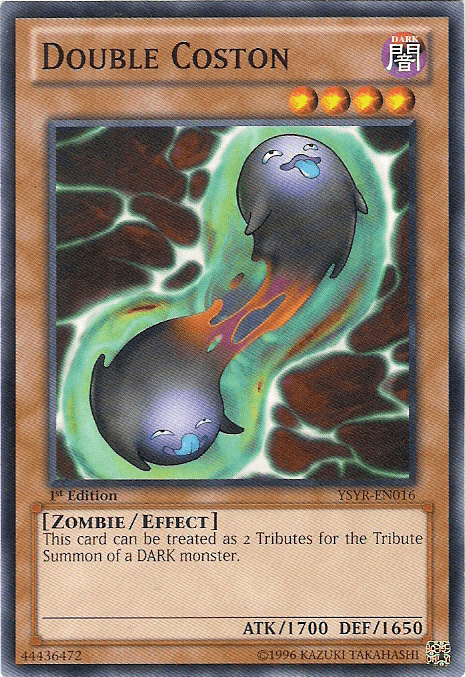1st Edition, Common, Dark, Effect Monster, Starter Deck: Yugi Reloaded, Unlimited, Zombie Double Coston [YSYR-EN016] Common - Trading Card World