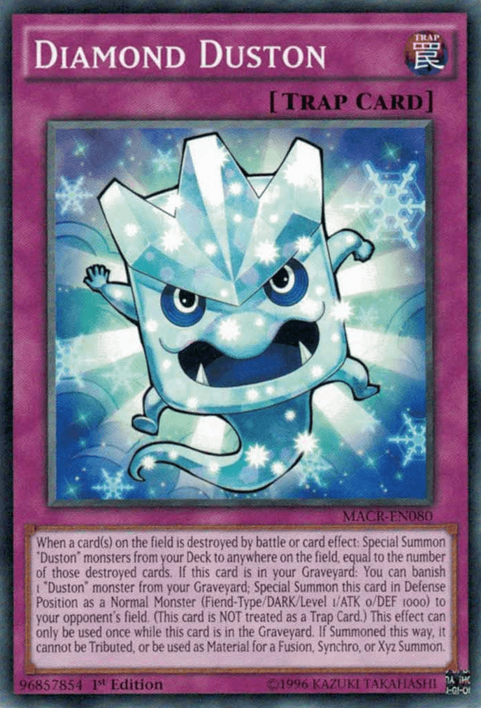 1st Edition, Maximum Crisis, Normal Trap, Short Print, Trap, Unlimited Diamond Duston [MACR-EN080] Short Print - Trading Card World