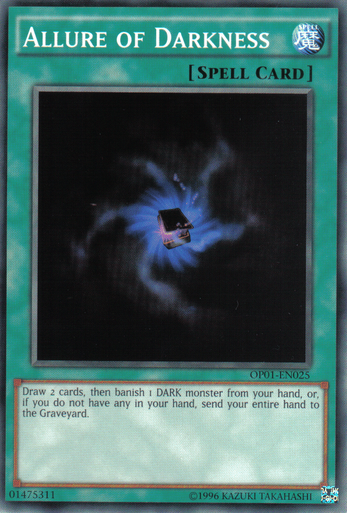 Common, Normal Spell, OTS Tournament Pack 1, Spell, Unlimited Allure of Darkness [OP01-EN025] Common - Trading Card World