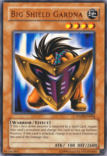 Duelist League Promo, Earth, Effect Monster, Rare, Unlimited, Warrior Big Shield Gardna (Bronze) [DL09-EN004] Rare - Trading Card World