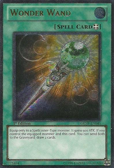 1st Edition, Equip Spell, Generation Force, Spell, Ultimate Rare, Unlimited Wonder Wand [GENF-EN045] Ultimate Rare - Trading Card World