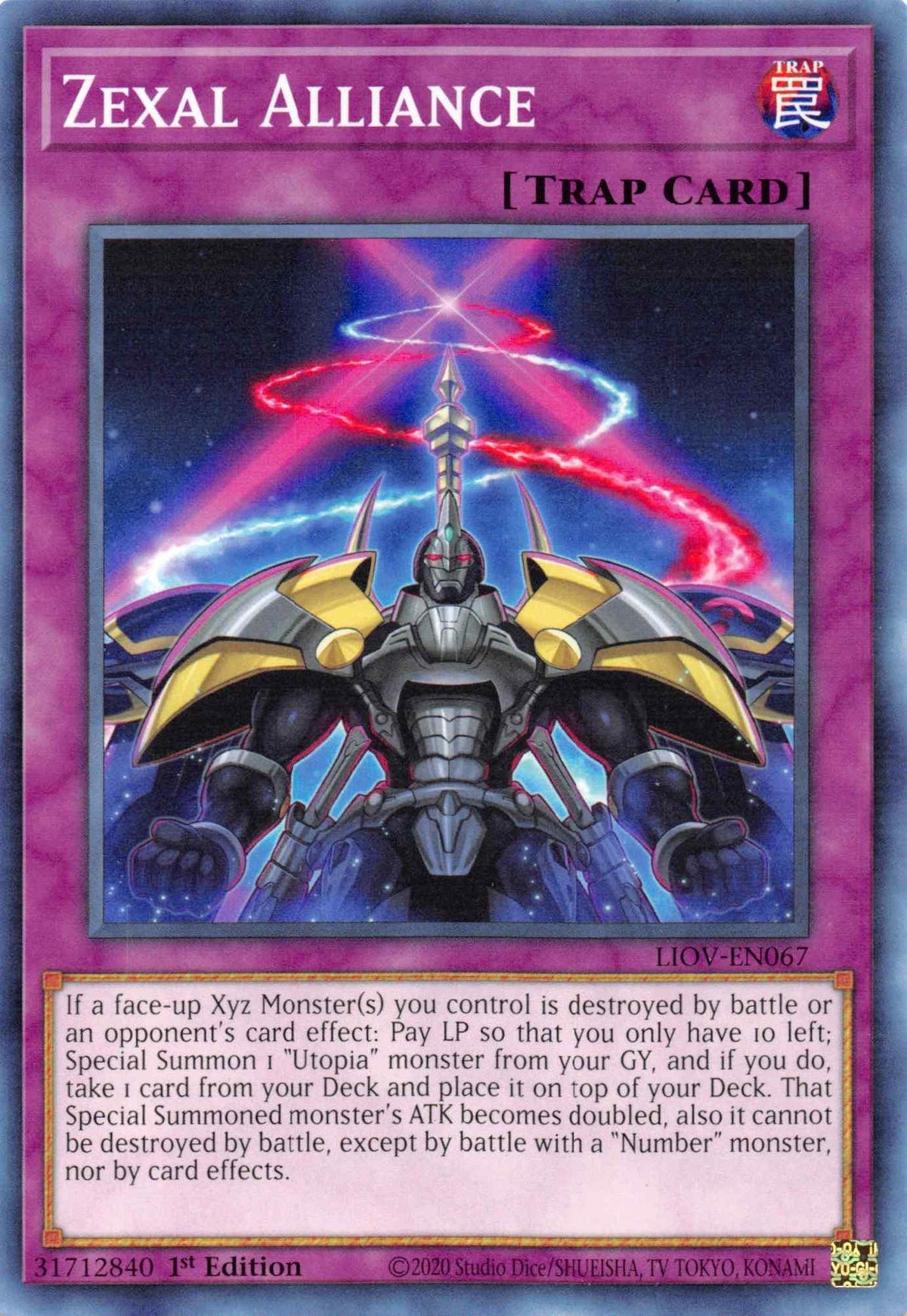 1st Edition, Common, Lightning Overdrive, Normal Trap, Trap Zexal Alliance [LIOV-EN067] Common - Trading Card World
