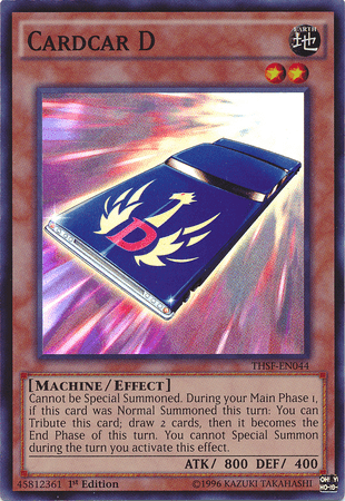 1st Edition, Earth, Effect Monster, Machine, Super Rare, The Secret Forces, Unlimited Cardcar D [THSF-EN044] Super Rare - Trading Card World