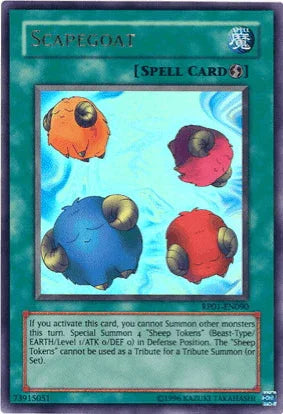 Quick Play Spell, Retro Pack 1, Spell, Ultra Rare, Unlimited Scapegoat [RP01-EN090] Ultra Rare - Trading Card World