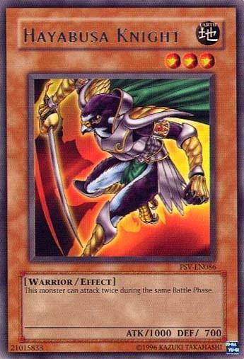 Earth, Effect Monster, Pharaoh's Servant, Rare, Unlimited, Warrior Hayabusa Knight [PSV-EN086] Rare - Trading Card World