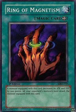 1st Edition, Common, Equip Spell, Metal Raiders, Spell, Unlimited Ring of Magnetism [MRD-139] Common - Trading Card World