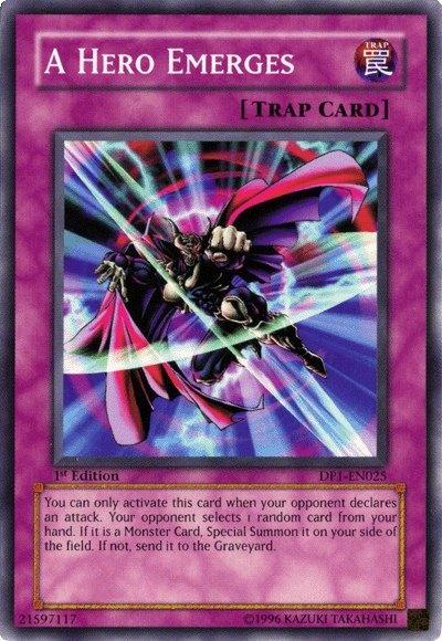 1st Edition, Common, Duelist Pack 1: Jaden Yuki, Normal Trap, Trap, Unlimited A Hero Emerges [DP1-EN025] Common - Trading Card World