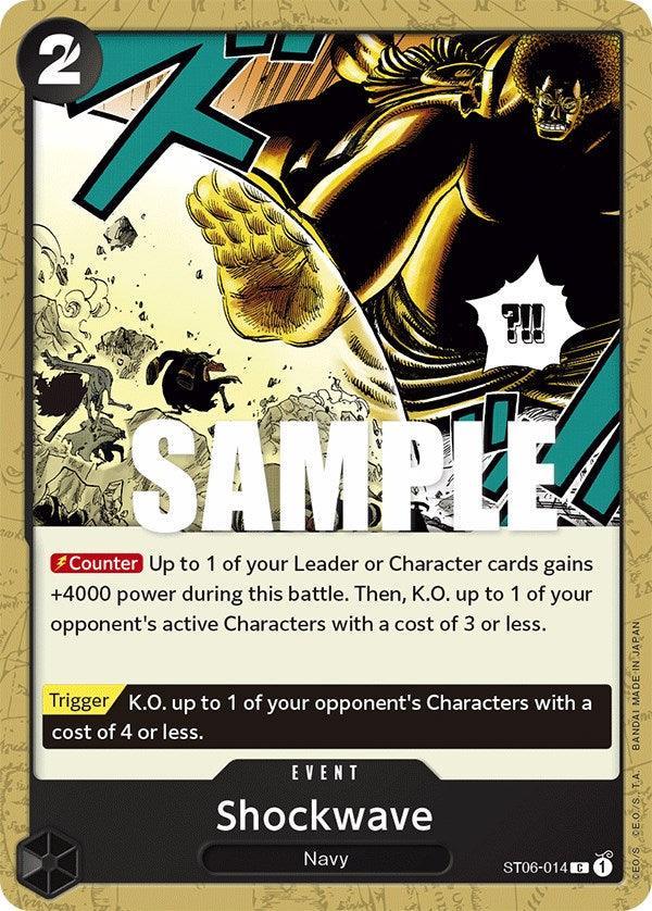 Common, Event, Navy, Starter Deck: Absolute Justice, Starter Decks Shockwave [Starter Deck: Absolute Justice] - Trading Card World