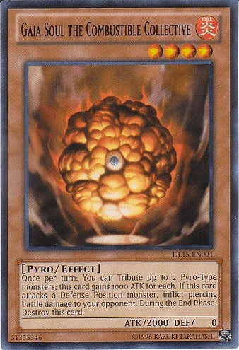 Duelist League Promo, Effect Monster, Fire, Pyro, Rare, Unlimited Gaia Soul the Combustible Collective (Purple) [DL15-EN004] Rare - Trading Card World