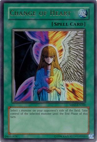 Metal Raiders, Normal Spell, Spell, Ultra Rare, Unlimited Change of Heart [MRD-EN060] Ultra Rare - Trading Card World